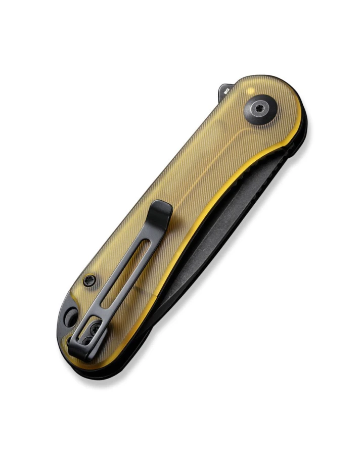Ніж складаний кишеньковий Civivi Elementum C907A-5, D2, Ultem, золотий