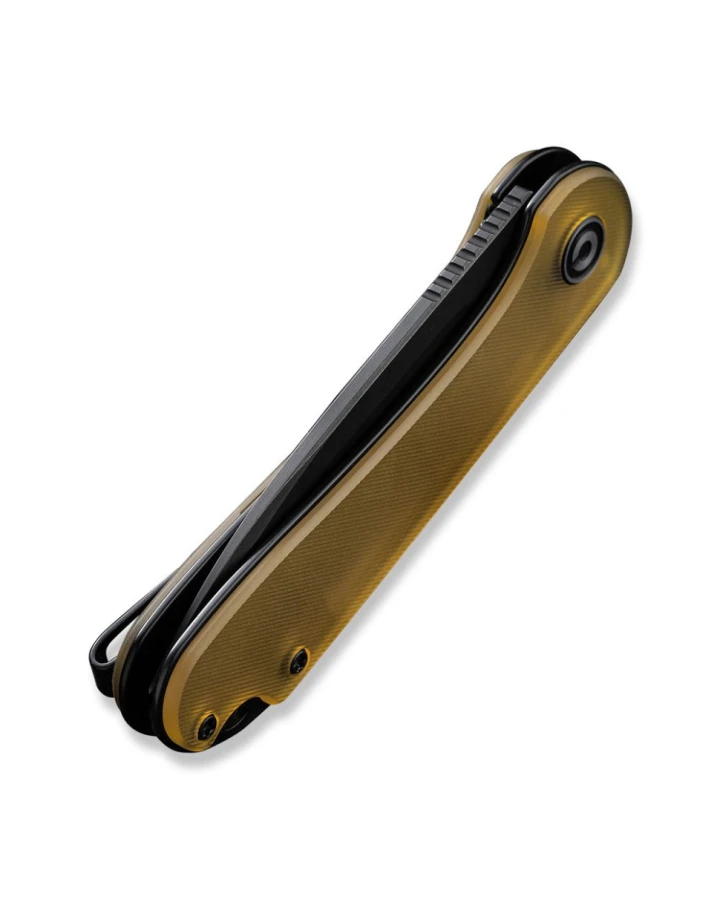 Ніж складаний кишеньковий Civivi Elementum C907A-5, D2, Ultem, золотий