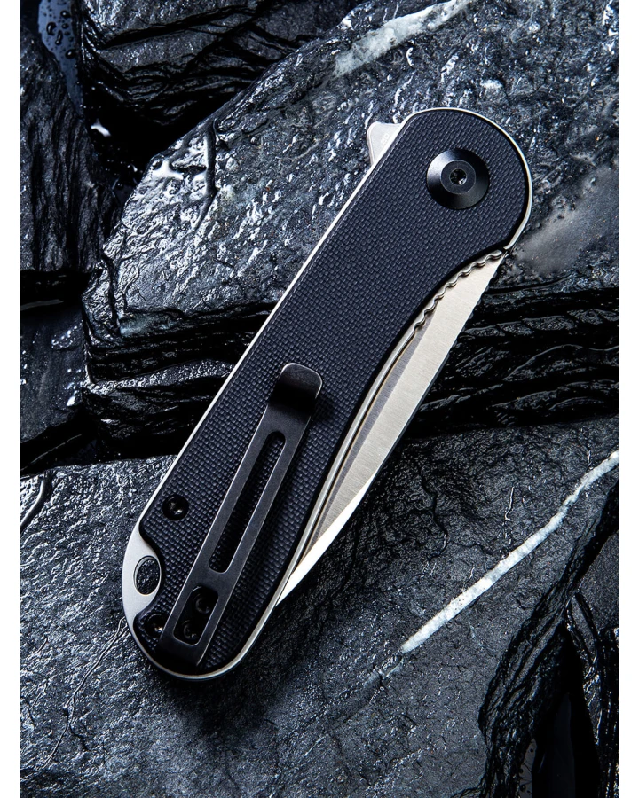 Ніж складаний кишеньковий Civivi Elementum C907A, D2, G10, чорний