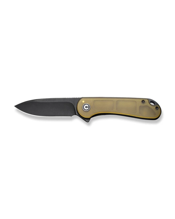 Ніж складаний кишеньковий Civivi Elementum C907A-5, D2, Ultem, золотий