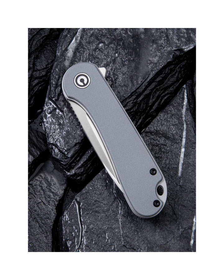 Ніж складаний кишеньковий Civivi Elementum C907B, D2, G10, сірий