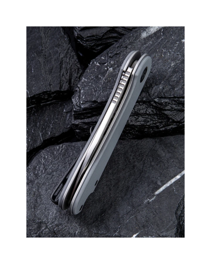 Ніж складаний кишеньковий Civivi Elementum C907B, D2, G10, сірий