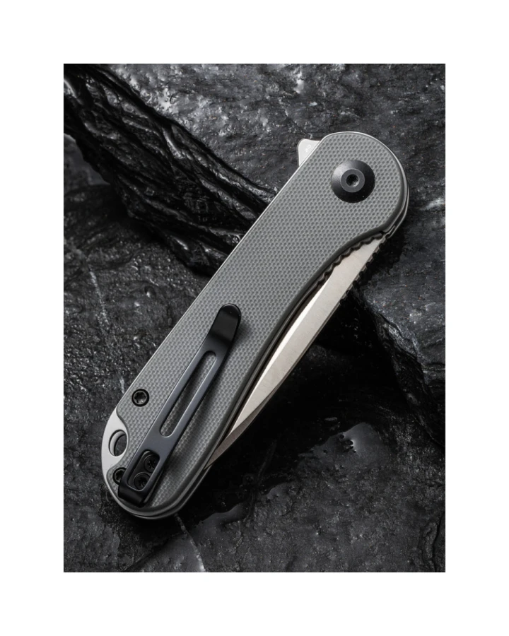 Ніж складаний кишеньковий Civivi Elementum C907B, D2, G10, сірий