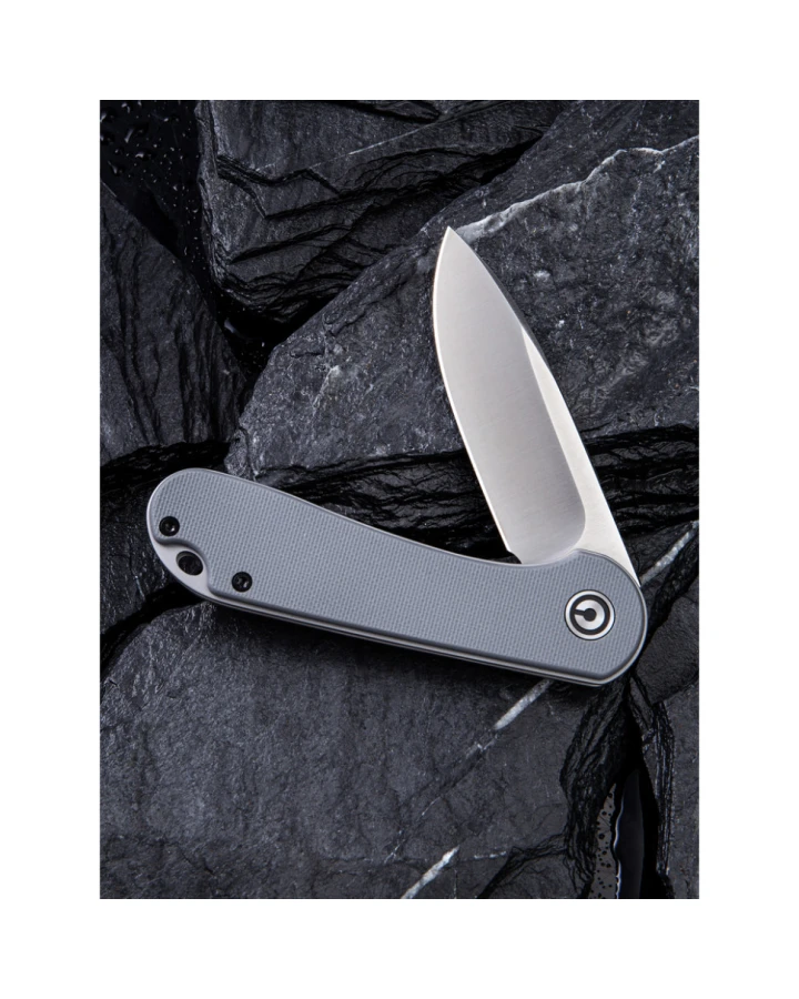 Ніж складаний кишеньковий Civivi Elementum C907B, D2, G10, сірий