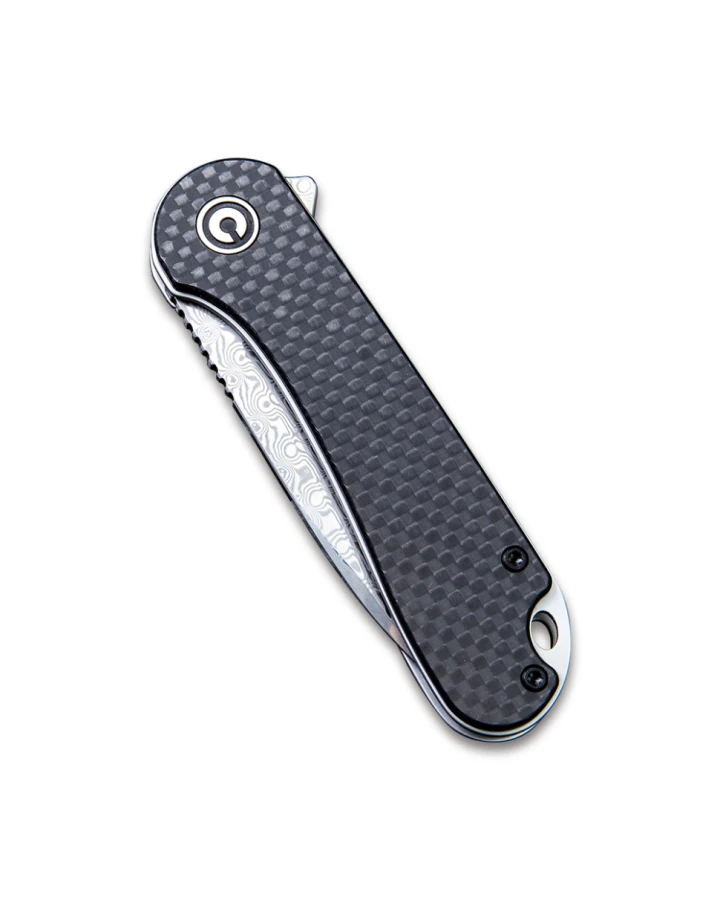 Ніж складаний кишеньковий Civivi Elementum C907DS, Дамаська сталь, G10, сірий