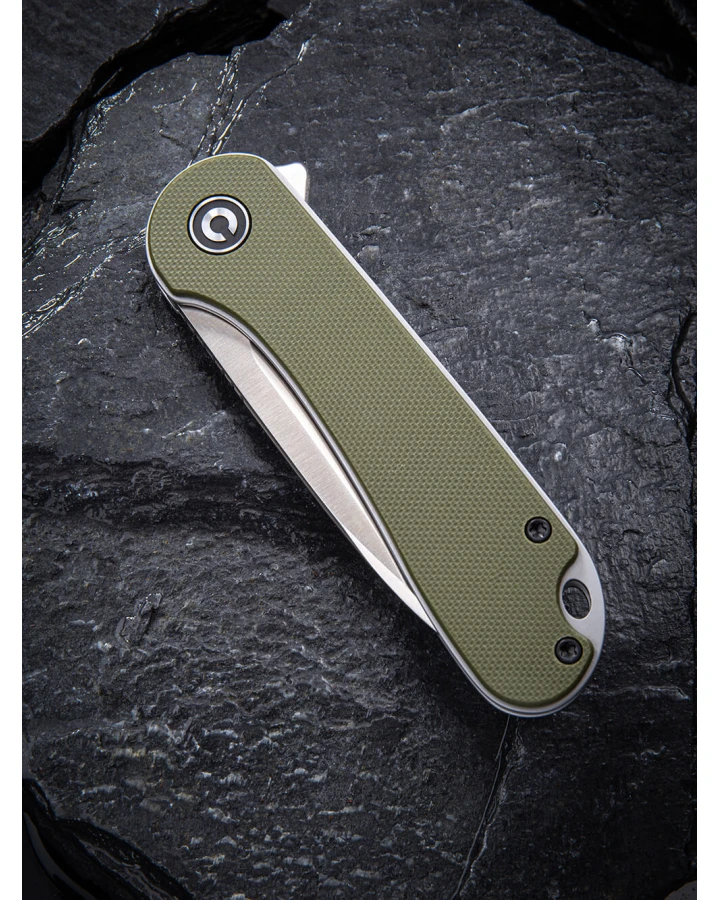 Ніж складаний кишеньковий Civivi Elementum C907E, D2, G10, зелений