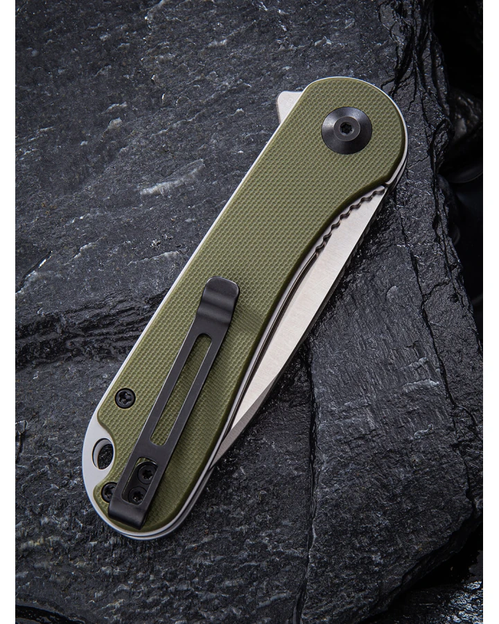 Ніж складаний кишеньковий Civivi Elementum C907E, D2, G10, зелений