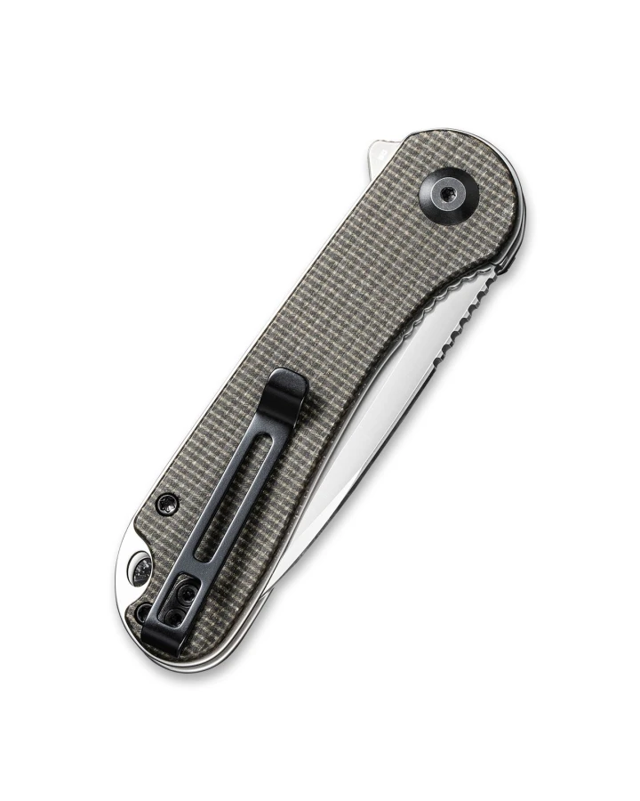 Ніж складаний кишеньковий Civivi Elementum C907T, D2, мікарта, зелений