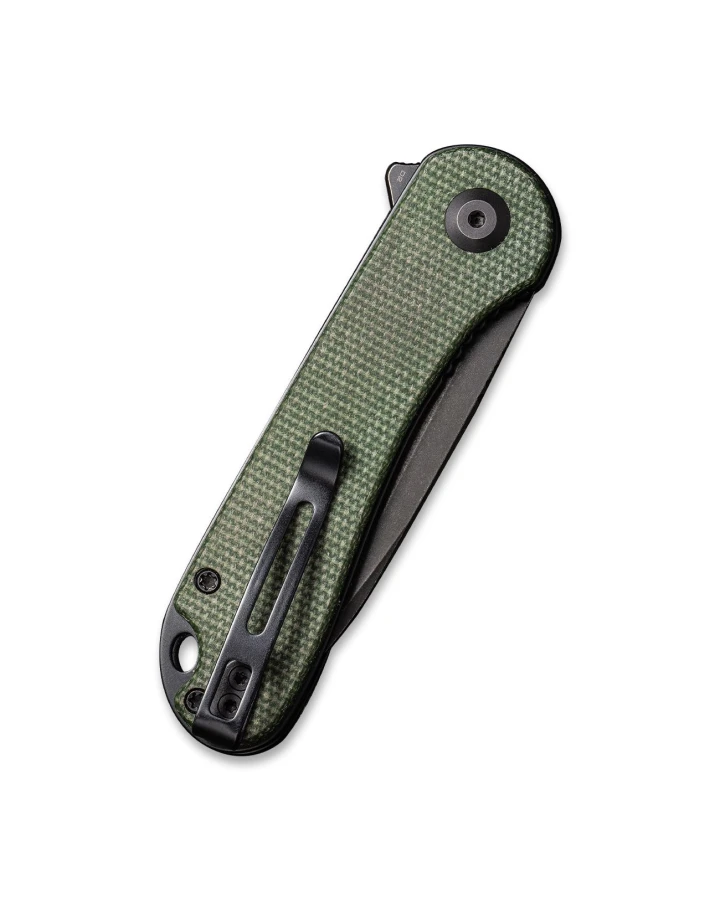 Ніж складаний кишеньковий Civivi Elementum C907T-E, D2, мікарта, зелений