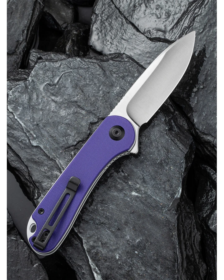 Ніж складаний кишеньковий Civivi Elementum C907V, D2, G10, фіолетовий