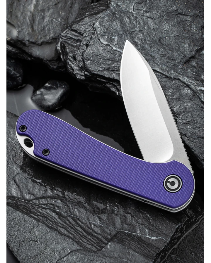 Ніж складаний кишеньковий Civivi Elementum C907V, D2, G10, фіолетовий