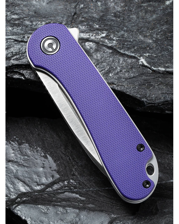 Ніж складаний кишеньковий Civivi Elementum C907V, D2, G10, фіолетовий
