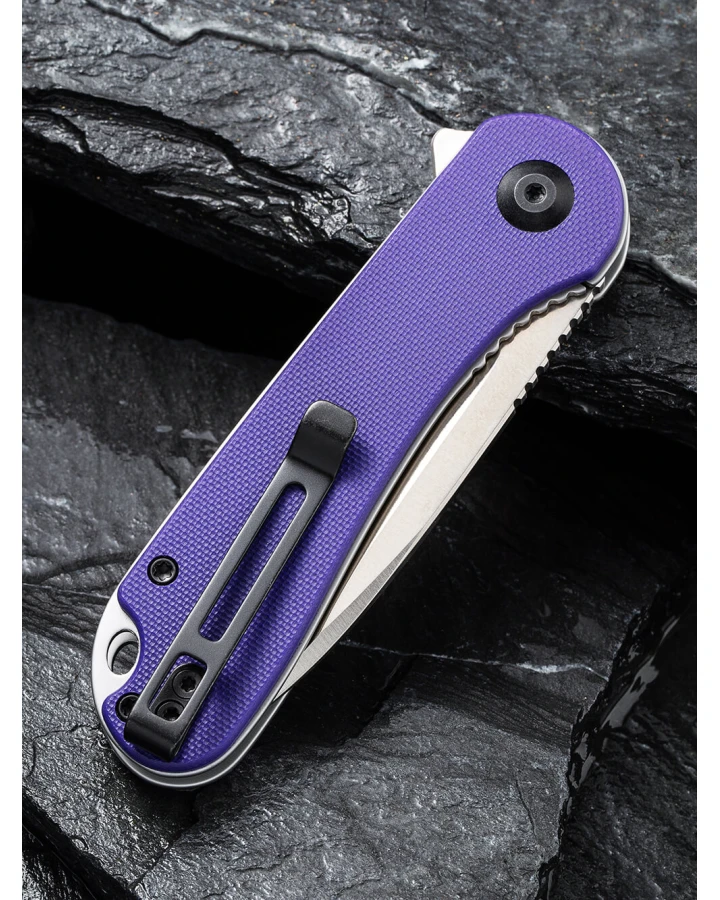 Ніж складаний кишеньковий Civivi Elementum C907V, D2, G10, фіолетовий