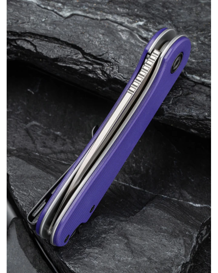 Ніж складаний кишеньковий Civivi Elementum C907V, D2, G10, фіолетовий