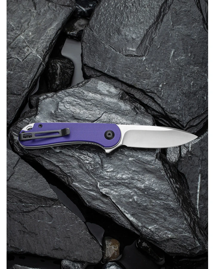 Ніж складаний кишеньковий Civivi Elementum C907V, D2, G10, фіолетовий