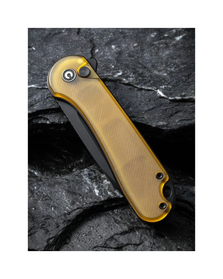 Ніж складаний кишеньковий Civivi Elementum II C18062P-8, Nitro-V, Ultem, золотий