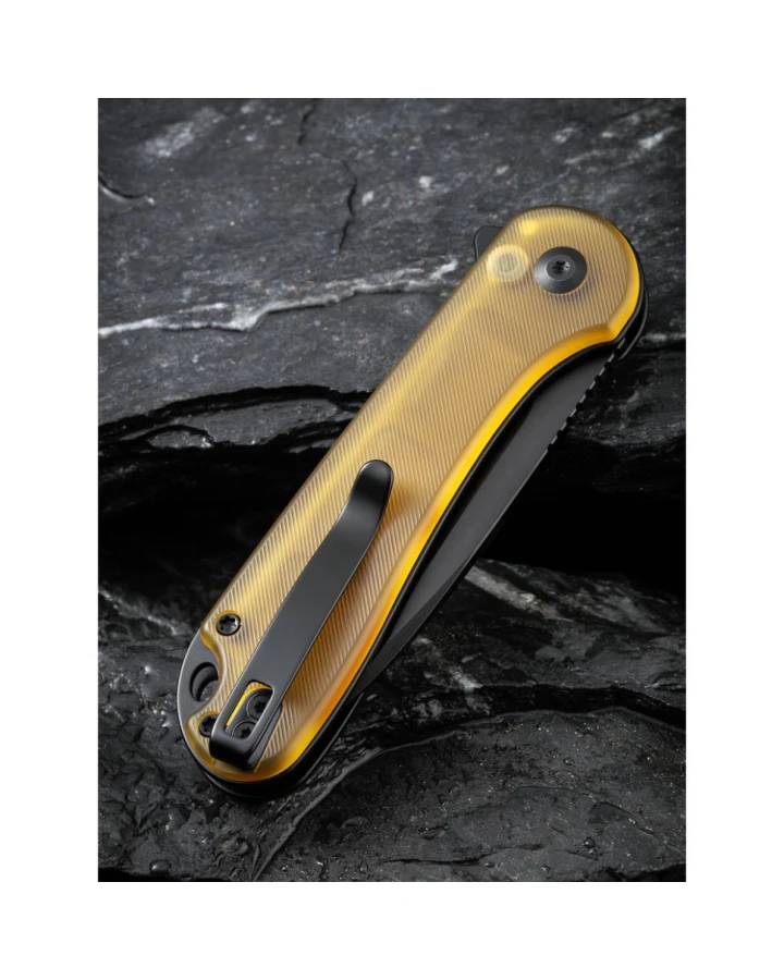 Ніж складаний кишеньковий Civivi Elementum II C18062P-8, Nitro-V, Ultem, золотий