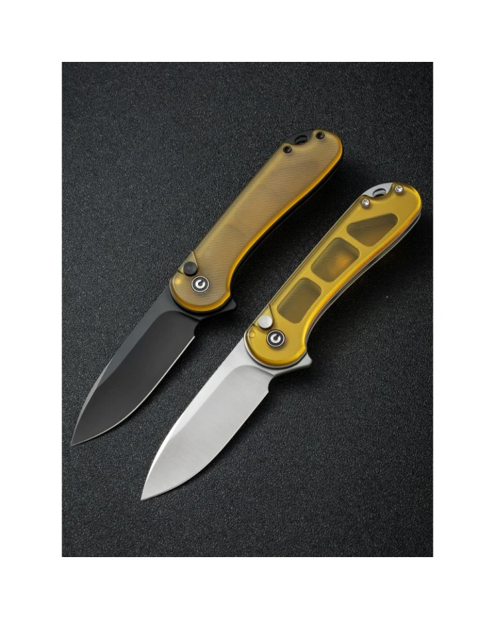 Ніж складаний кишеньковий Civivi Elementum II C18062P-8, Nitro-V, Ultem, золотий