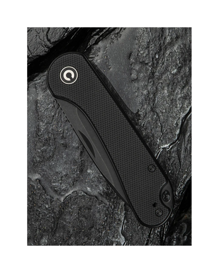 Ніж складаний кишеньковий Civivi Elementum Slip Joint C18062AJ-1, Sandvik 14C28N, G10, чорний