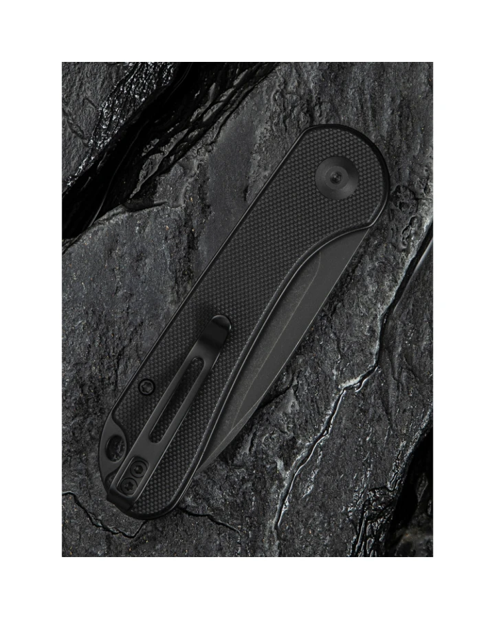 Ніж складаний кишеньковий Civivi Elementum Slip Joint C18062AJ-1, Sandvik 14C28N, G10, чорний