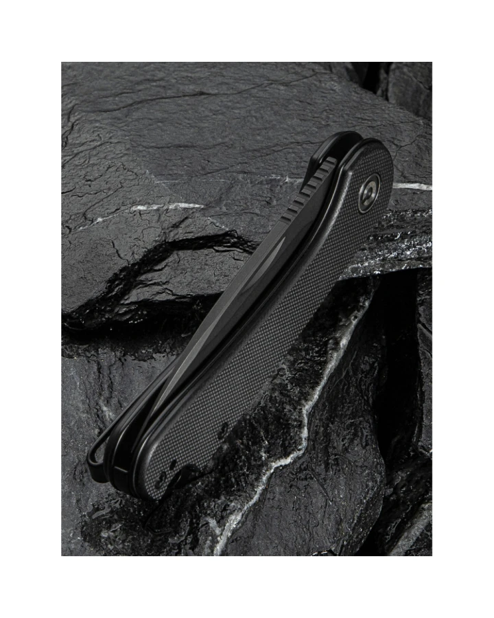 Ніж складаний кишеньковий Civivi Elementum Slip Joint C18062AJ-1, Sandvik 14C28N, G10, чорний