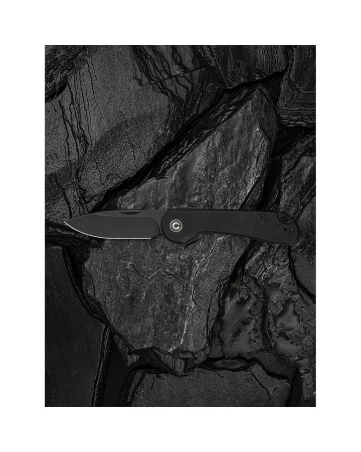 Ніж складаний кишеньковий Civivi Elementum Slip Joint C18062AJ-1, Sandvik 14C28N, G10, чорний