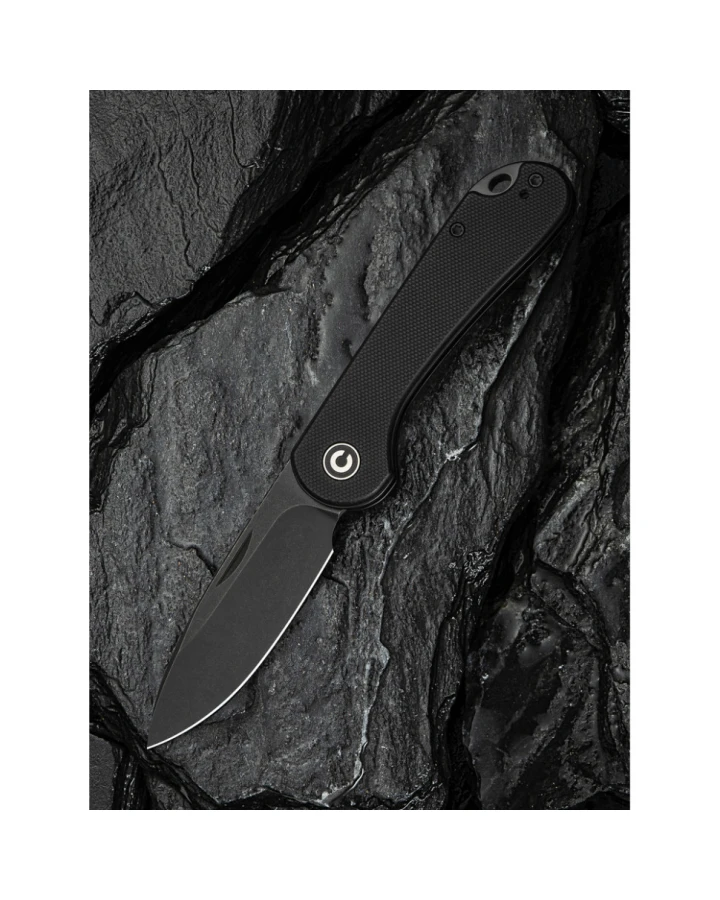 Ніж складаний кишеньковий Civivi Elementum Slip Joint C18062AJ-1, Sandvik 14C28N, G10, чорний