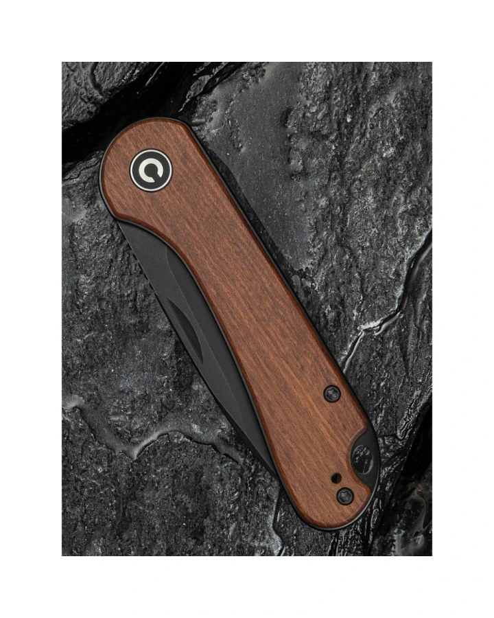 Ніж складаний кишеньковий Civivi Elementum Slip Joint C18062AJ-3, Sandvik 14C28N, дерево, коричневий
