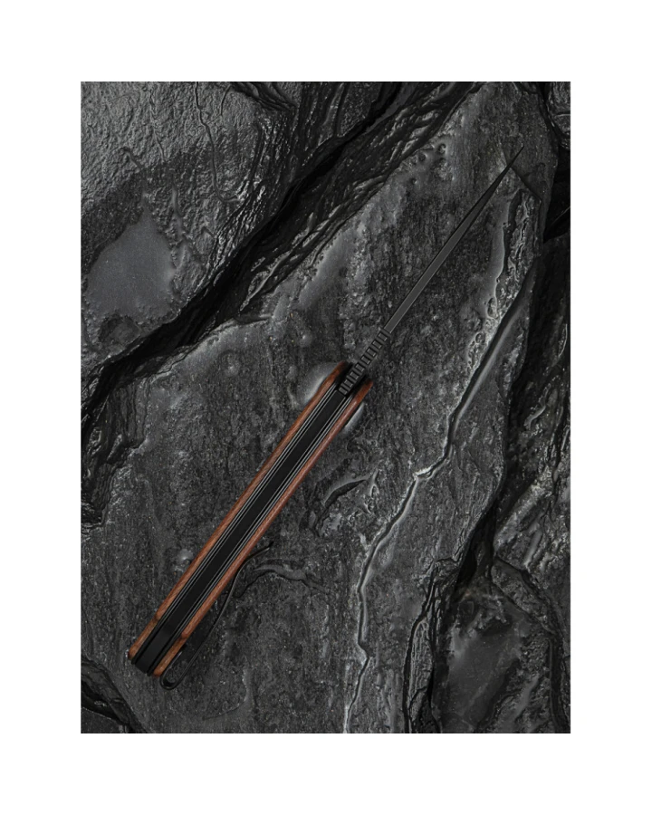 Ніж складаний кишеньковий Civivi Elementum Slip Joint C18062AJ-3, Sandvik 14C28N, дерево, коричневий