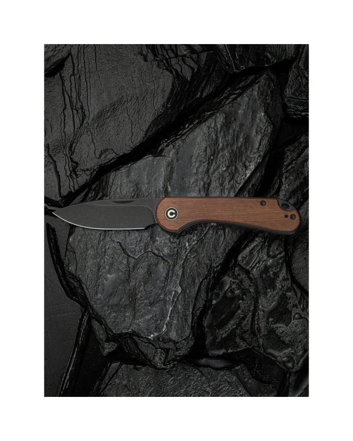 Ніж складаний кишеньковий Civivi Elementum Slip Joint C18062AJ-3, Sandvik 14C28N, дерево, коричневий