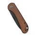 Ніж складаний кишеньковий Civivi Elementum Slip Joint C18062AJ-3, Sandvik 14C28N, дерево, коричневий