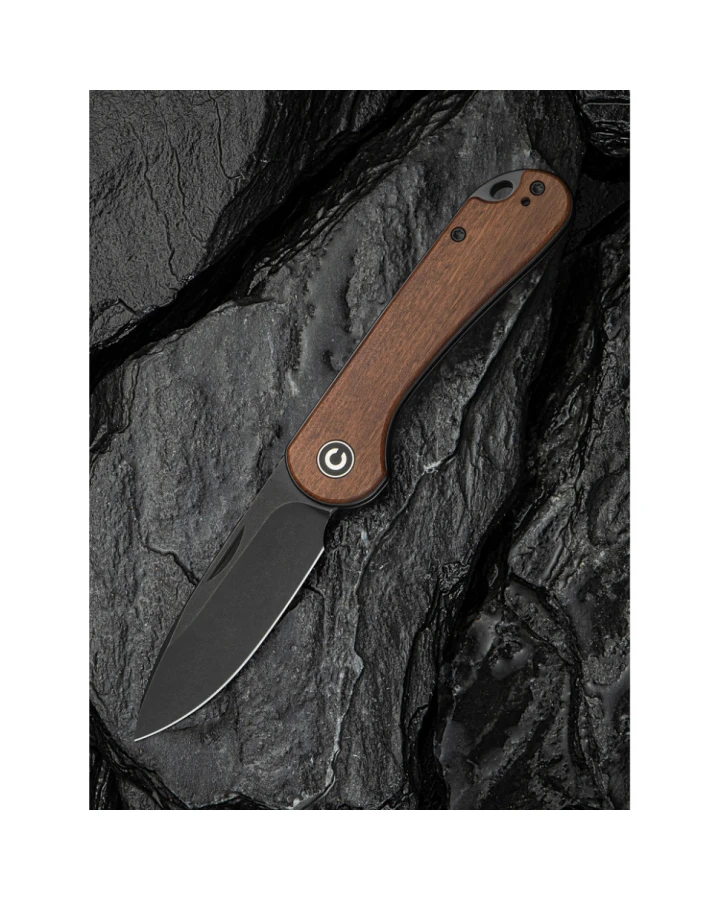 Ніж складаний кишеньковий Civivi Elementum Slip Joint C18062AJ-3, Sandvik 14C28N, дерево, коричневий