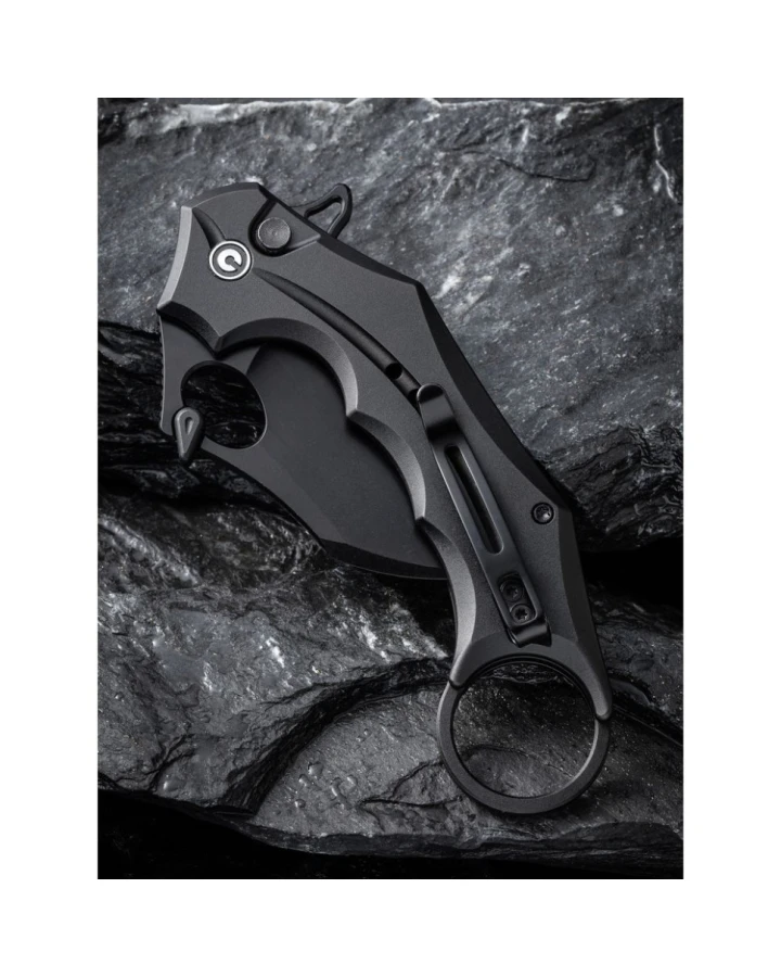 Ніж складаний кишеньковий Civivi Incisor II C16016B-1, Nitro-V, алюміній, чорний