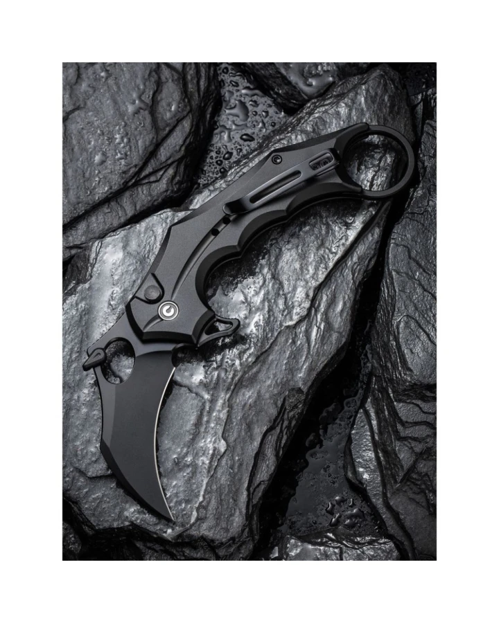 Ніж складаний кишеньковий Civivi Incisor II C16016B-1, Nitro-V, алюміній, чорний