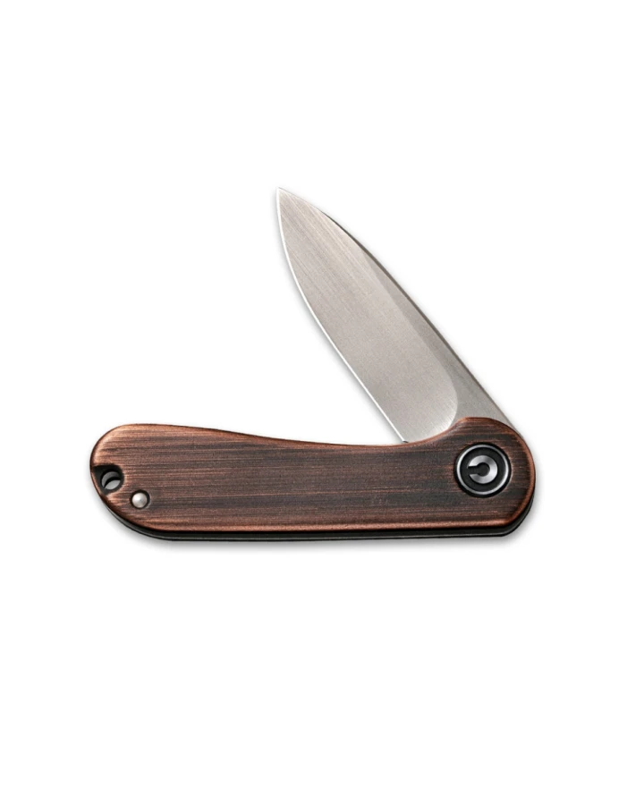 Ніж складаний кишеньковий Civivi Mini Elementum Flipper C18062Q-2, Sandvik 14C28N, сталь, коричневий