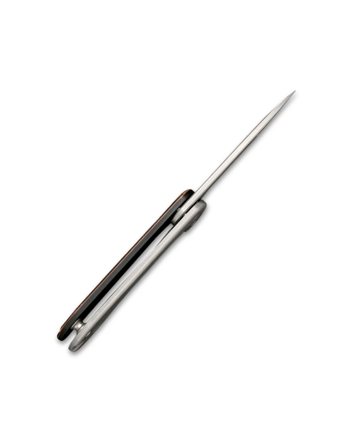 Ніж складаний кишеньковий Civivi Mini Elementum Flipper C18062Q-2, Sandvik 14C28N, сталь, коричневий