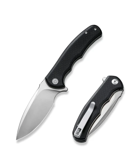 Ніж складаний кишеньковий Civivi Mini Praxis C18026C-2, D2, G10, чорний