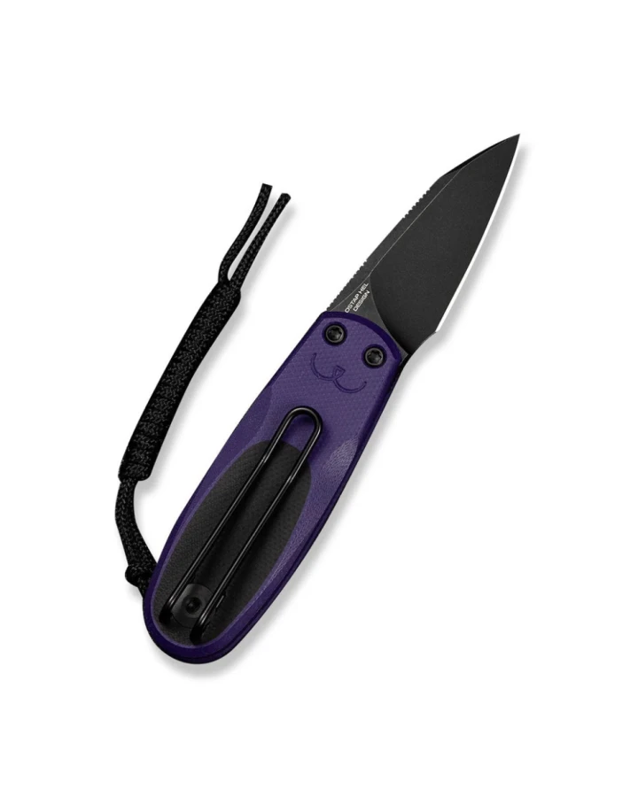 Ніж складаний кишеньковий Civivi Purr C25054-3, Nitro-V, G10, чорний