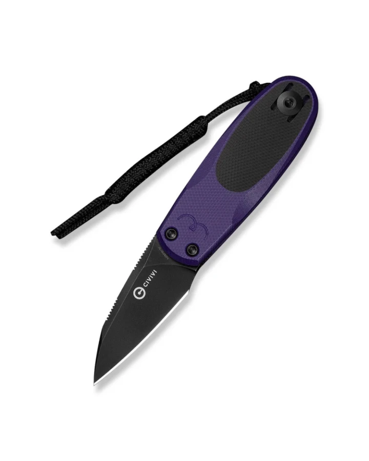 Ніж складаний кишеньковий Civivi Purr C25054-3, Nitro-V, G10, чорний