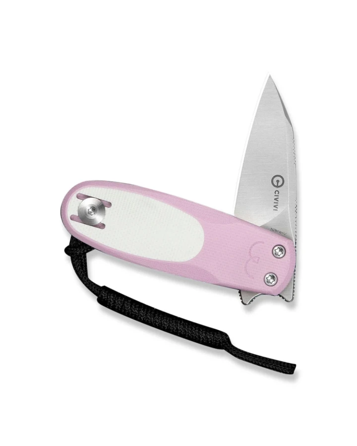 Ніж складаний кишеньковий Civivi Purr C25054-4, Nitro-V, G10, білий