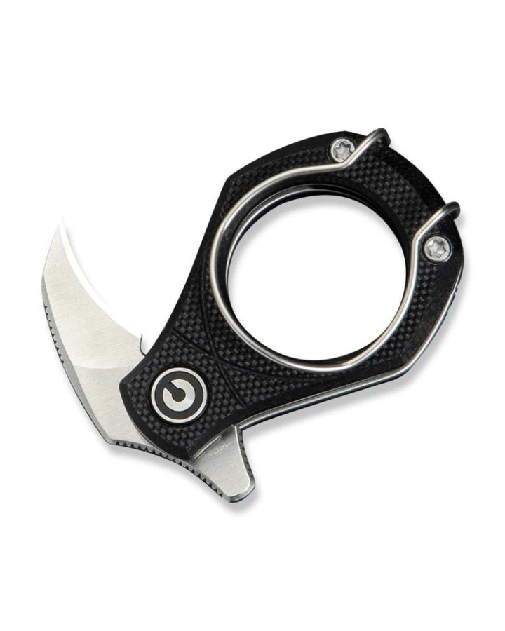 Ніж складаний кишеньковий Civivi Pyrus C23038-2, Sandvik 14C28N, G10, чорний