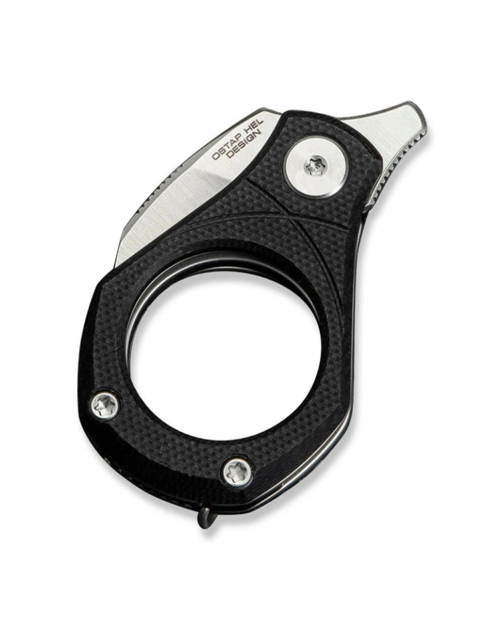Ніж складаний кишеньковий Civivi Pyrus C23038-2, Sandvik 14C28N, G10, чорний