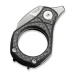 Ніж складаний кишеньковий Civivi Pyrus C23038-3, Sandvik 14C28N, карбон, сірий