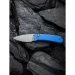 Ніж складаний кишеньковий Civivi Qubit C22030E-3, Sandvik 14C28N, алюміній, синій
