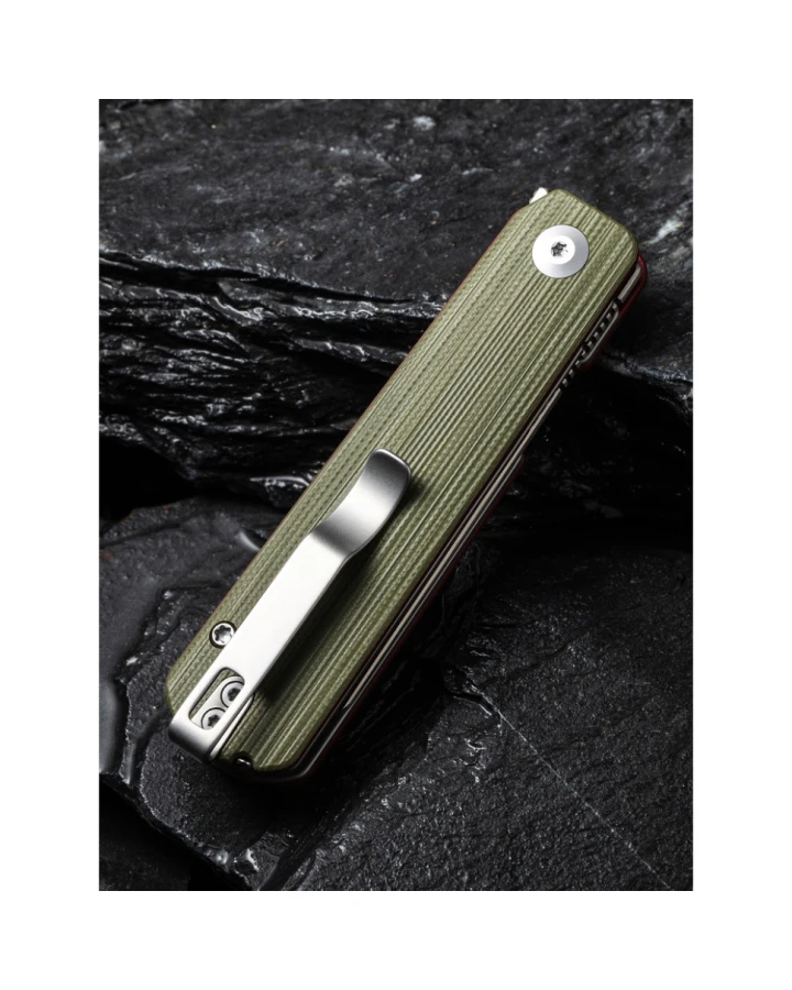 Ніж складаний кишеньковий Civivi Sendy C21004B-1, Nitro-V, G10, зелений