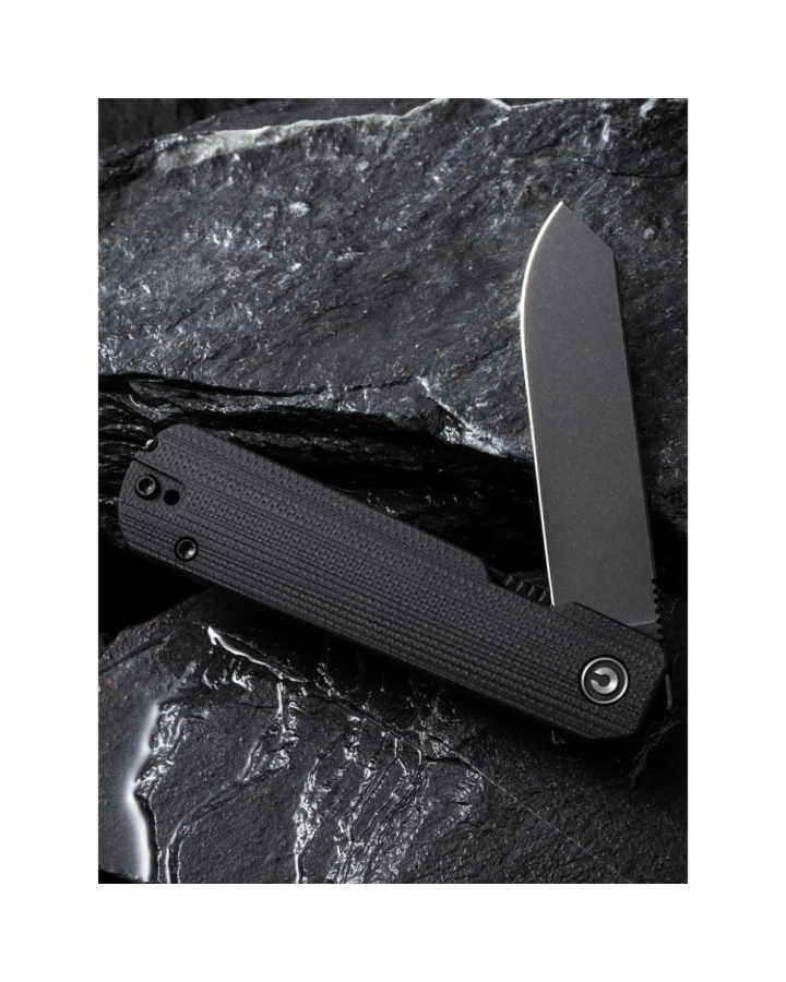 Ніж складаний кишеньковий Civivi Sendy C21004B-2, Nitro-V, G10, чорний