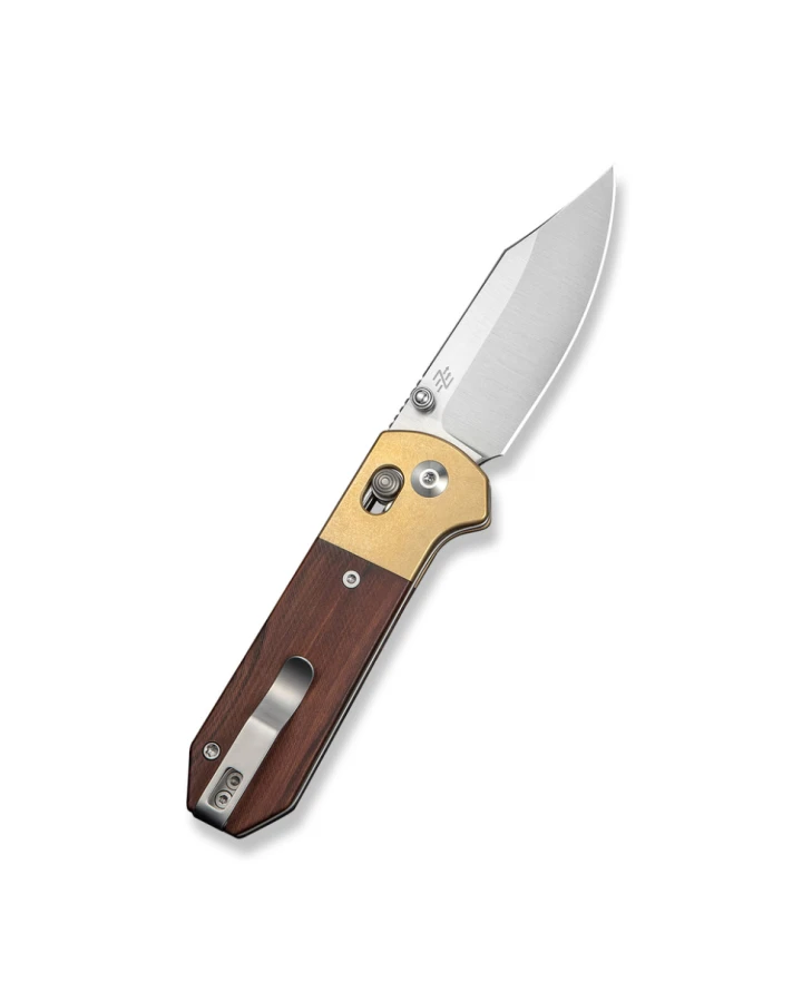 Ніж складаний кишеньковий Civivi Yonder Clip Point C25026-1, Sandvik 14C28N, дерево, коричневий