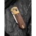 Ніж складаний кишеньковий Civivi Yonder Clip Point C25026-1, Sandvik 14C28N, дерево, коричневий