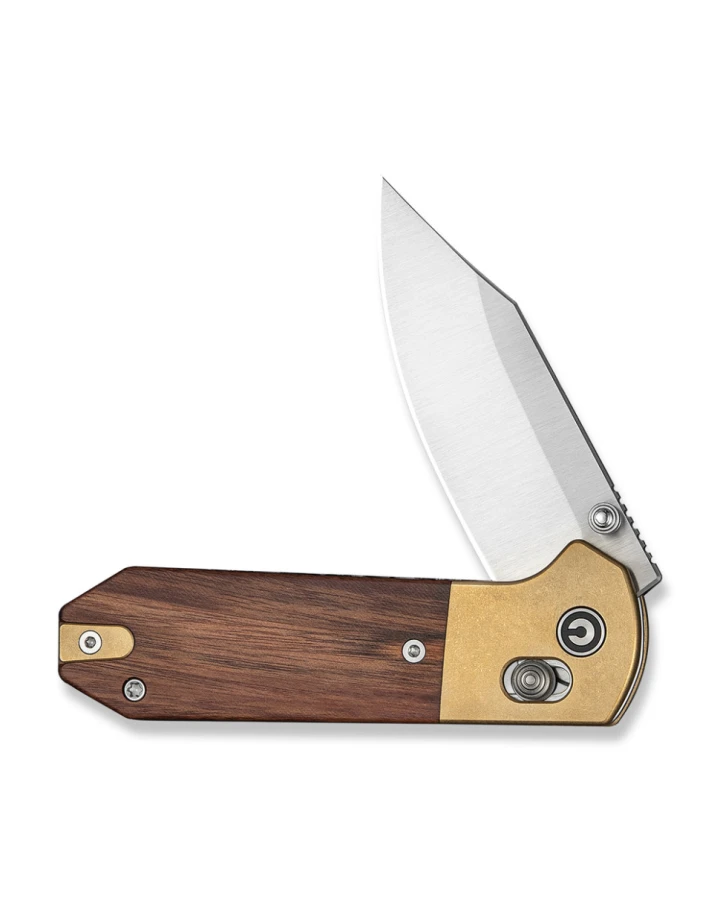 Ніж складаний кишеньковий Civivi Yonder Clip Point C25026-1, Sandvik 14C28N, дерево, коричневий