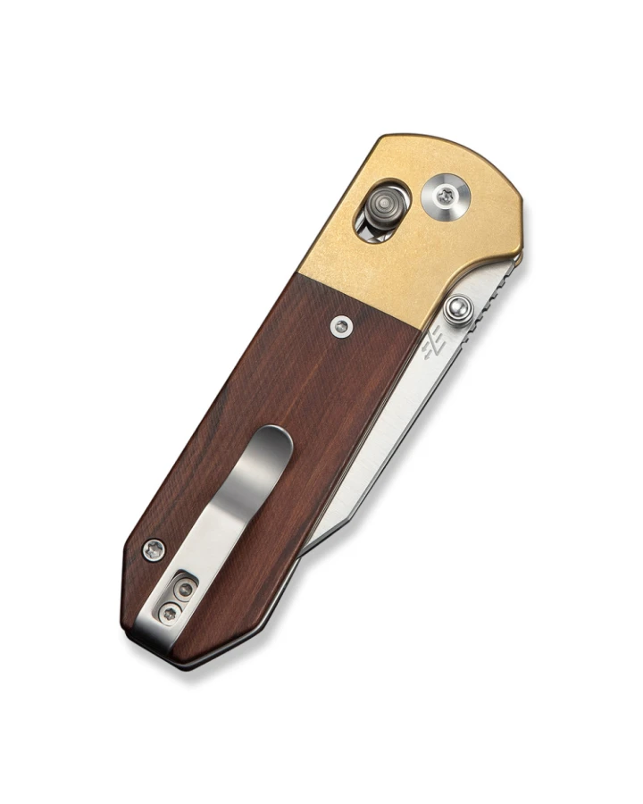 Ніж складаний кишеньковий Civivi Yonder Clip Point C25026-1, Sandvik 14C28N, дерево, коричневий